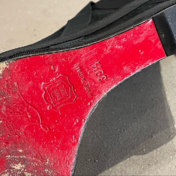 Christian Louboutin black wedges - Picture 6 of 6